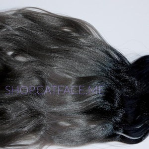 Catface Hair Black Dark Grey Ombre Jumbo Braiding Hair boxbraids