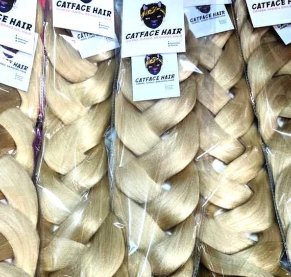 vezel Ironisch in beroep gaan Blonde Vlecht haar 42 inch grote pack 165g - Etsy Nederland