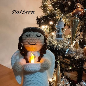 Crochet Pattern Angel Tea Light Holder PDF