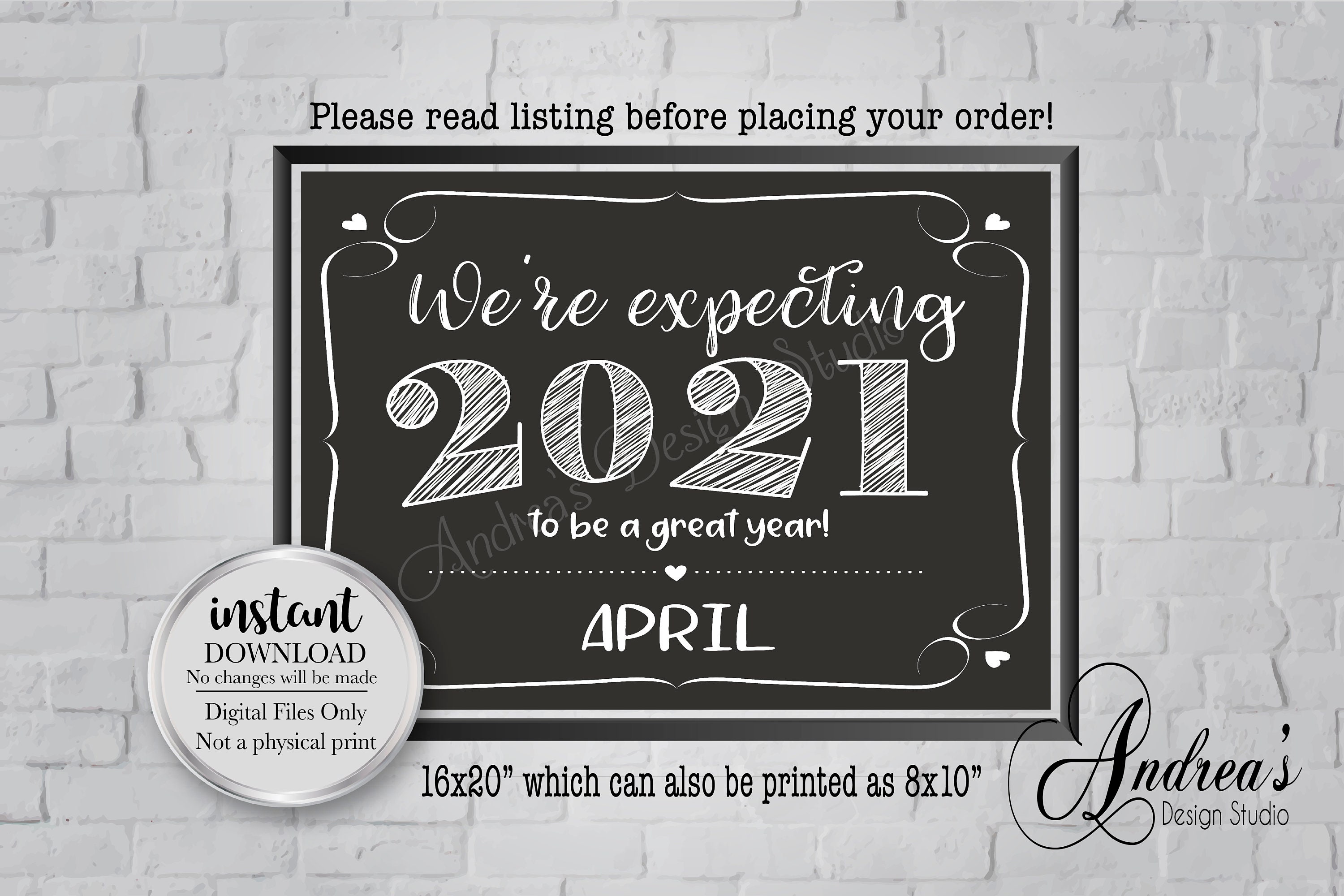 We Re Expecting 21 To Be A Great Year Sign New Baby Etsy We Re Expecting 21 To Be A Great Year Sign New Baby Etsy