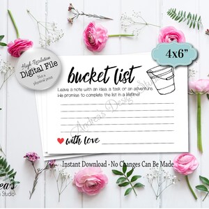 Tarjetas de boda con lista de deseos, tarjetas de lista de deseos para bodas, tarjetas de consejos para bodas, tarjetas de consejos y planes, descarga instantánea, archivos digitales