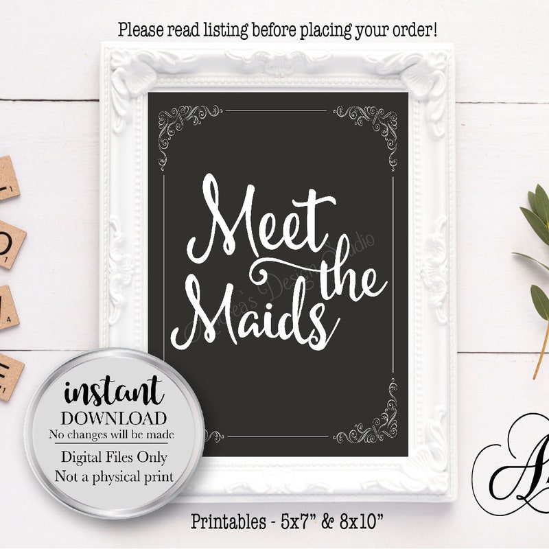 Meet the Bridesmaids - Etsy