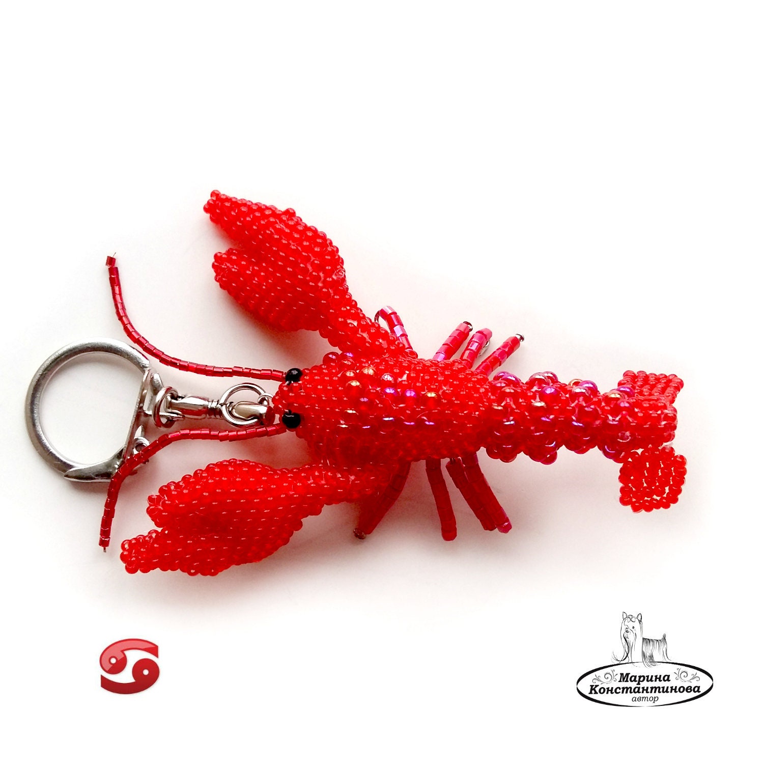 Pattern crayfish peyote/Tutorial Bead crayfish Bead | Etsy