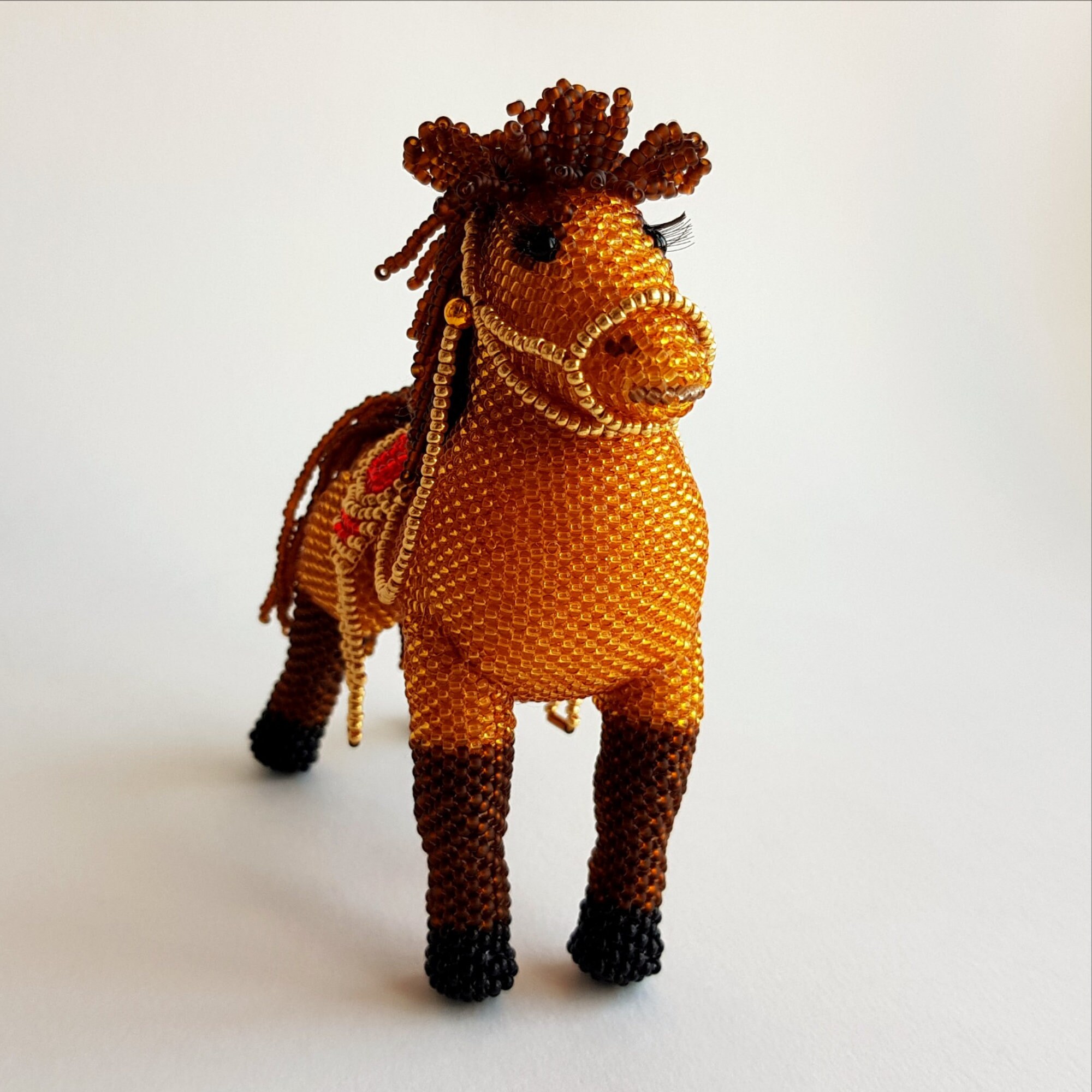 Pattern beads a Horse/Tutorial animal 3 D Bead toys How to Etsy