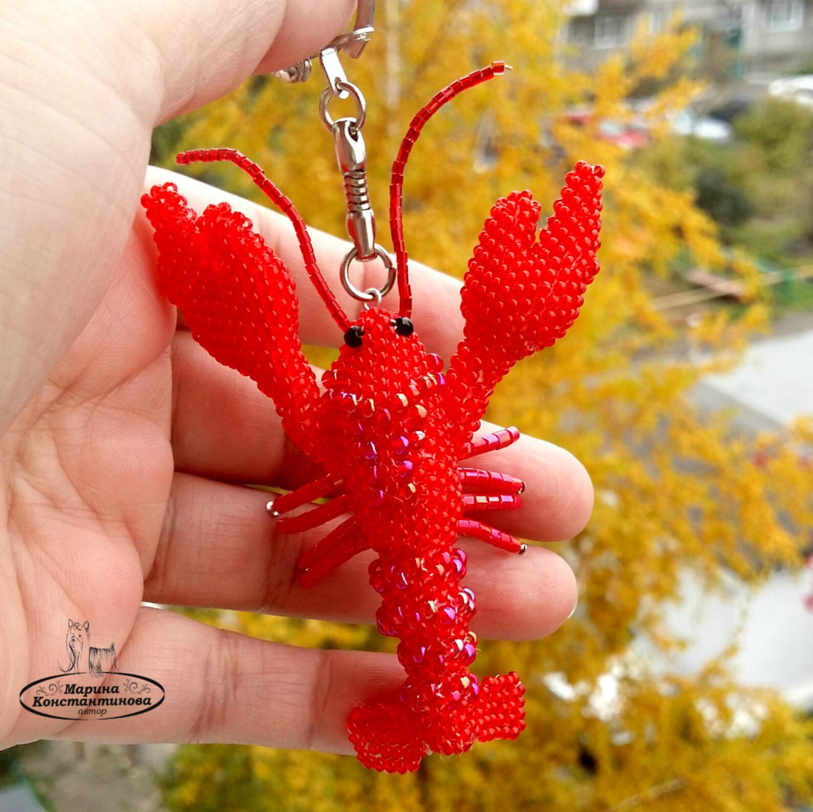 Pattern crayfish peyote/Tutorial Bead crayfish Bead | Etsy