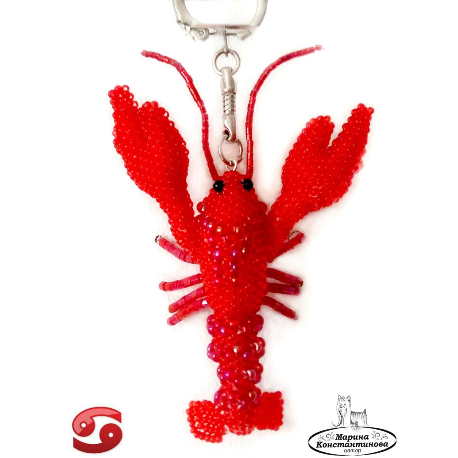 Pattern crayfish peyote/Tutorial Bead crayfish Bead | Etsy