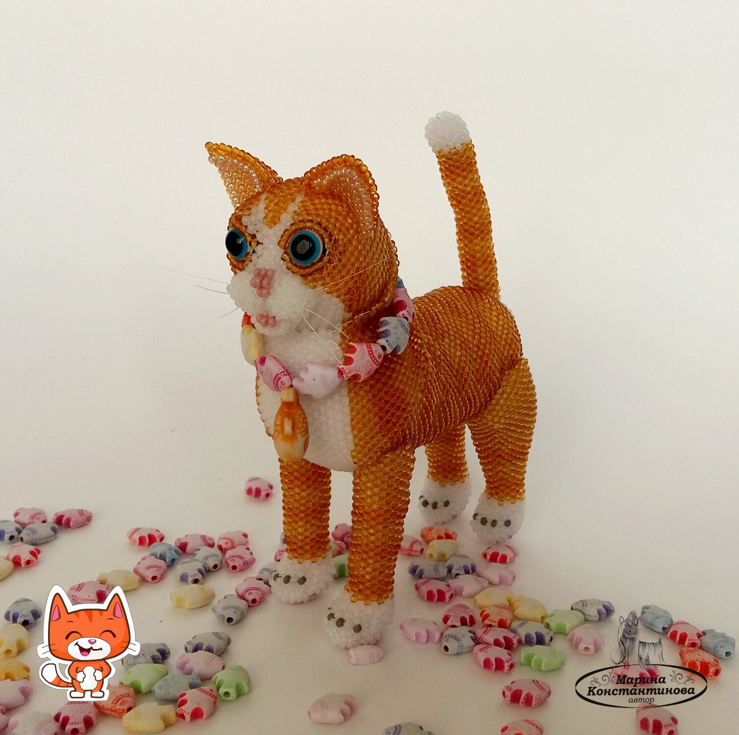 Pattern cat /Tutorial cat Bead toysINSTANT DOWNLOAD pdfHow Etsy