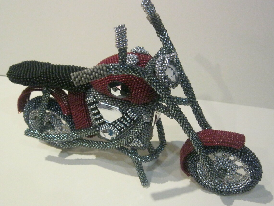 Pattern motorcycle/Tutorial motorcycle beads Tutorial PDF Etsy