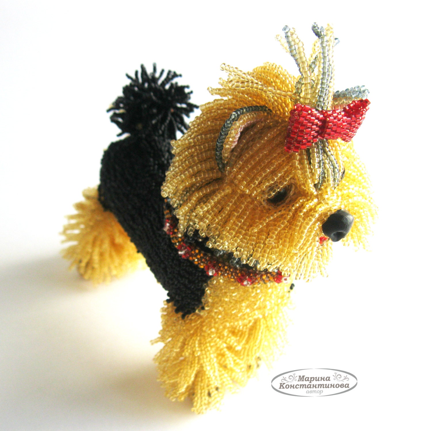 Pattern pet Bead/Tutorial dog Bead toys How to make a Etsy