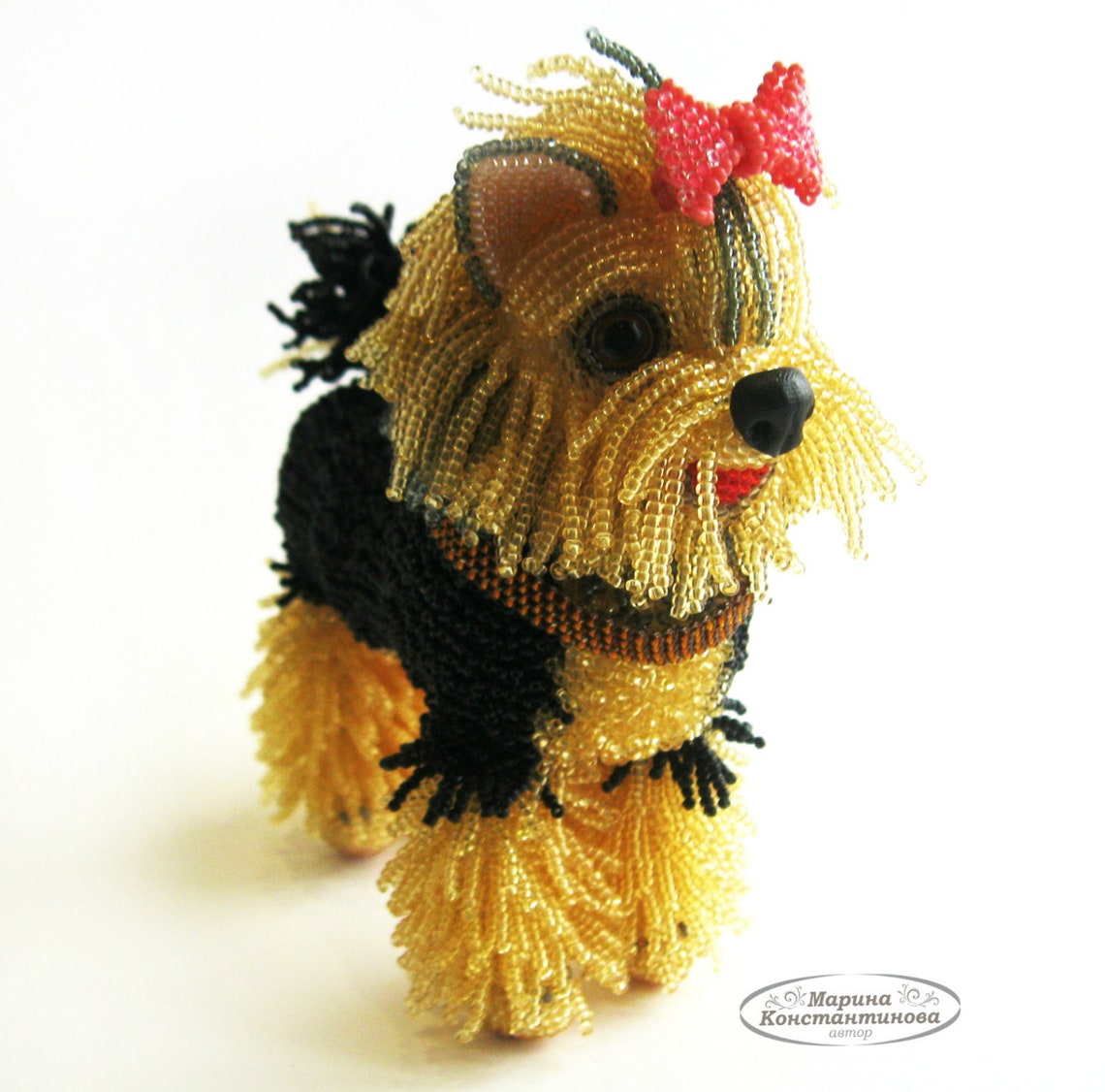 Pattern pet Bead/Tutorial dog Bead toys How to make a Etsy