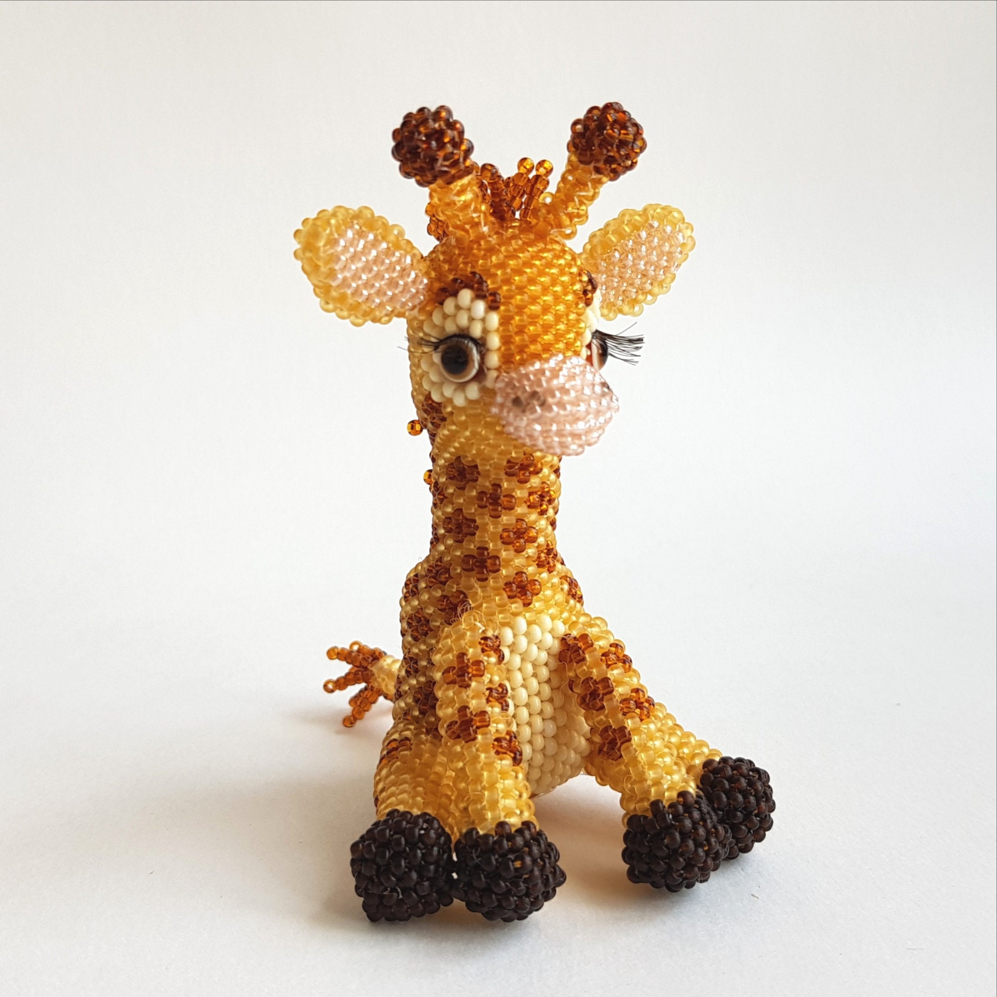 Pattern beads/Tutorial a Giraffe beading 3d PDF How to make a Etsy
