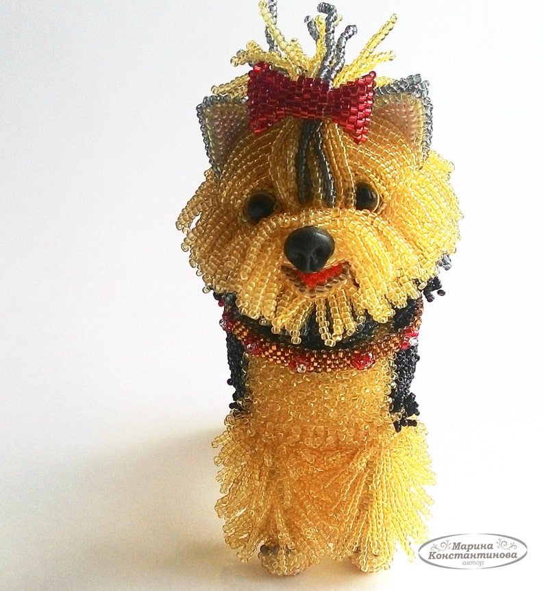 Pattern pet Bead/Tutorial dog Bead toys How to make a Etsy