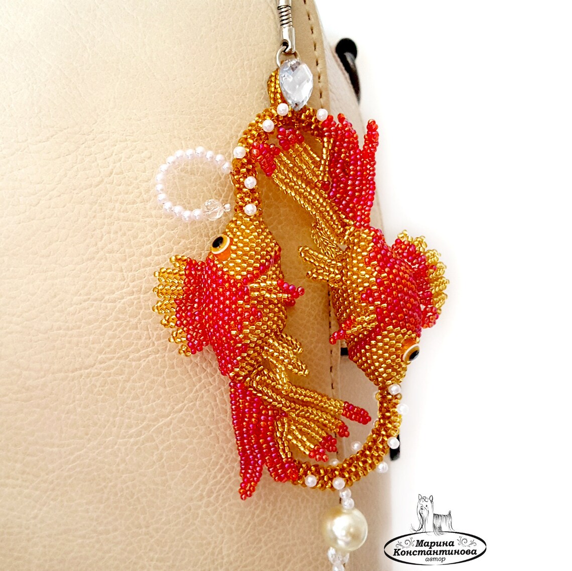 Pattern a fish/Tutorial a fish Beaded fish Bead toys Fish Etsy