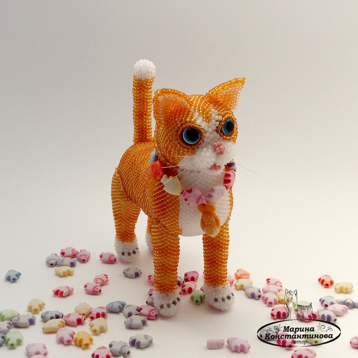 Pattern cat /Tutorial cat Bead toysINSTANT DOWNLOAD pdfHow Etsy