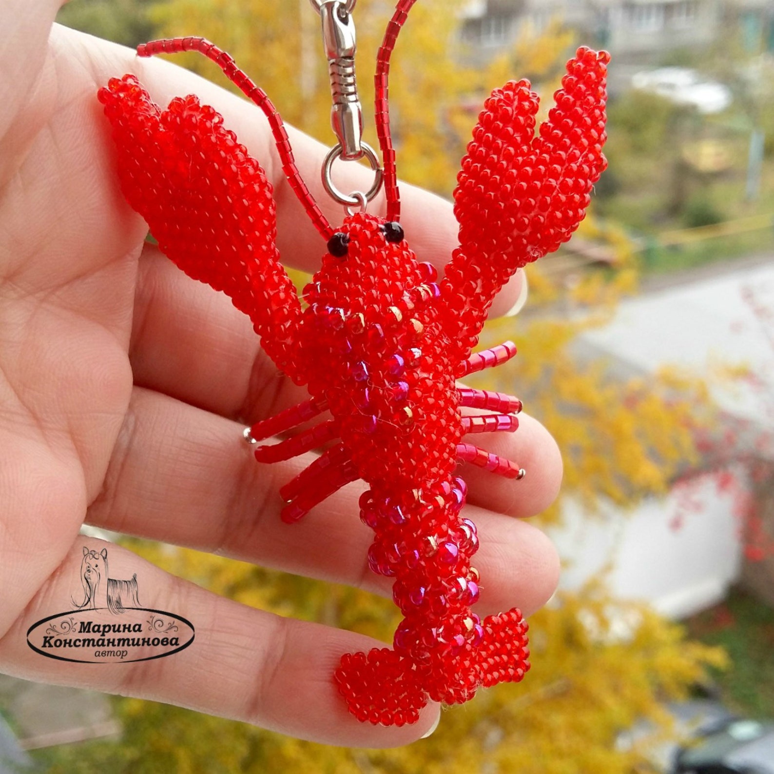 Pattern crayfish peyote/Tutorial Bead crayfish Bead | Etsy