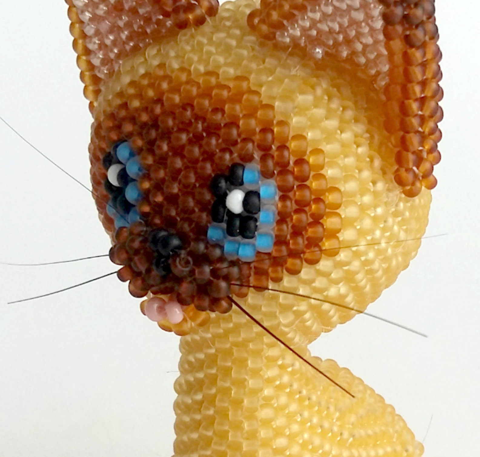 Pattern a cat/Tutorial a cat Bead toys Beaded kitten How to Etsy