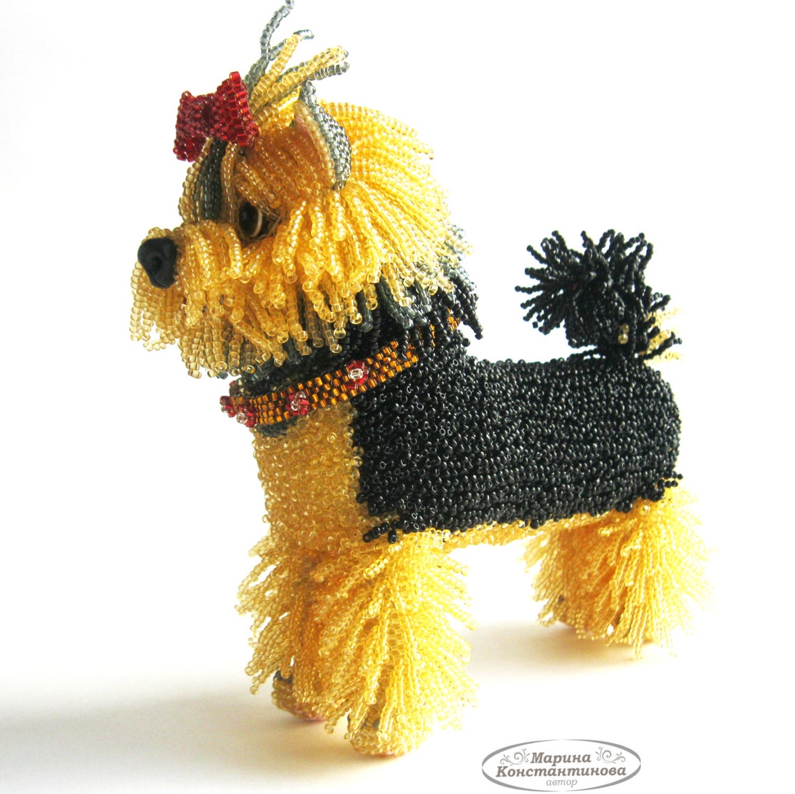 Pattern pet Bead/Tutorial dog Bead toys How to make a Etsy