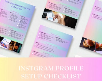 Checklist per la configurazione del profilo Instagram, guida per influencer (download PDF)