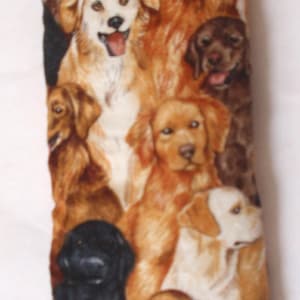 GOLDEN RETRIEVERS & LABRADORS  all over  glasses cases