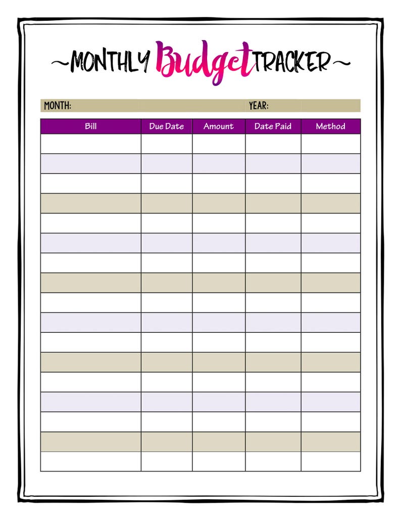 money budget planner money budget planner