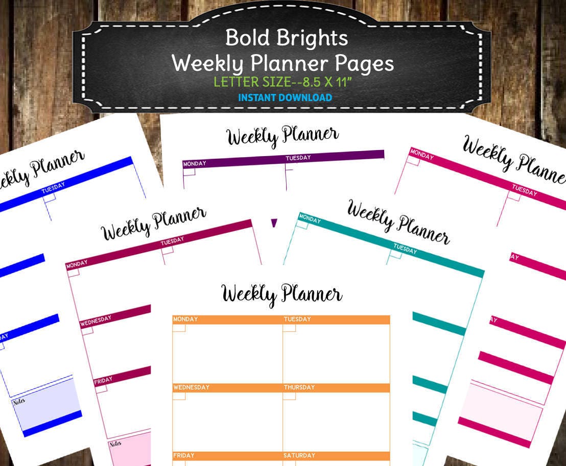 Planning pages pages