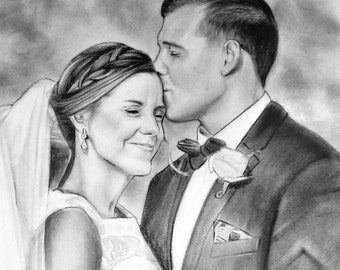 Mother in law Wedding  gift, Future Daughter in Law wedding, Gift for sons wife from Mother in Law, Bride and Groom Gift, Custom drawing