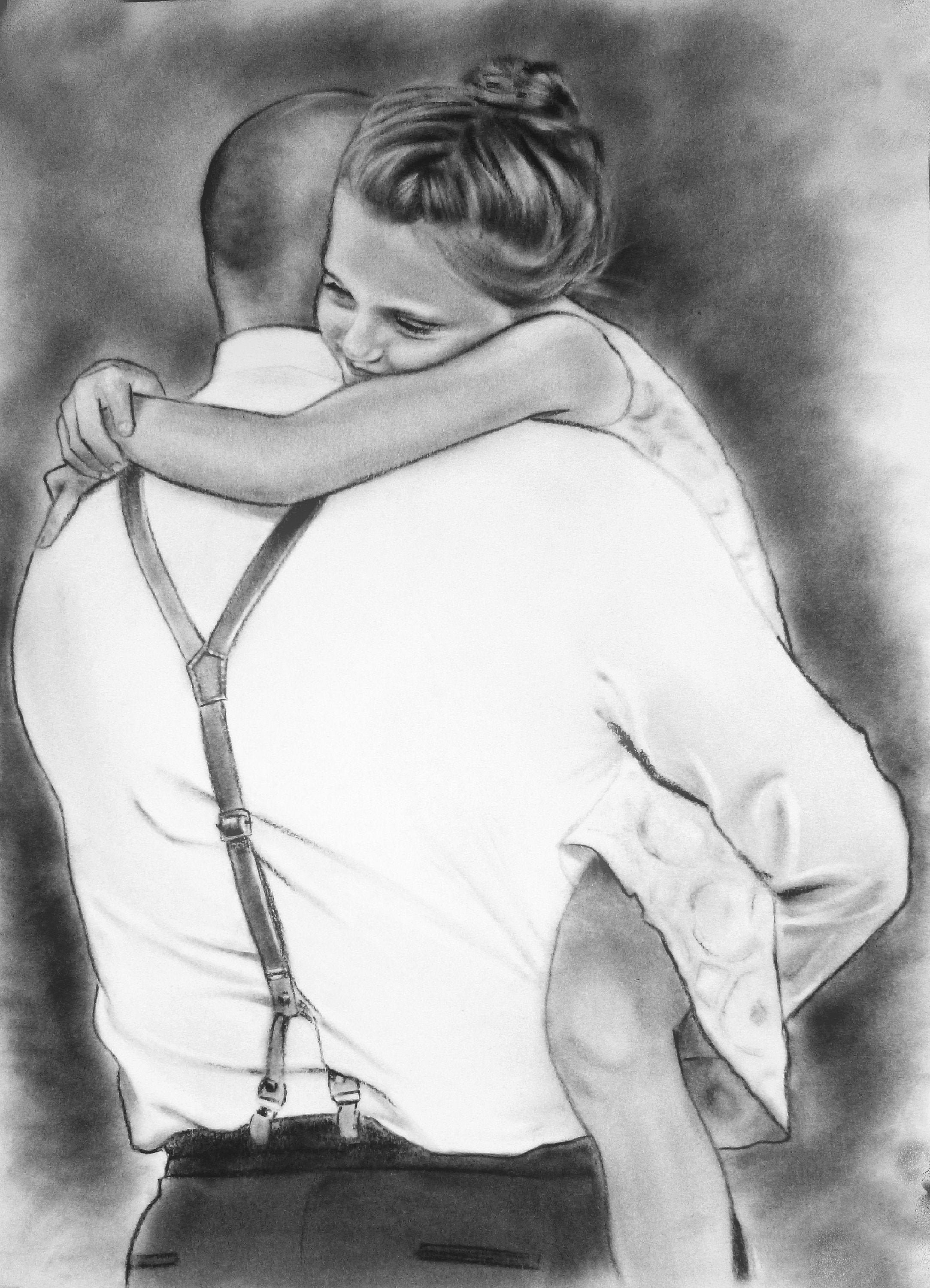 Dad Force Drawing by Christian Skina | Saatchi Art