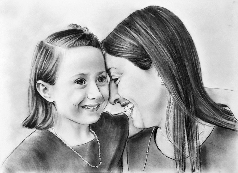 Cadeau photo pour lui, portrait personnalisé, dessin au fusain, cadeaux spéciaux pour lui, cadeau pour petit ami, cadeau danniversaire pour homme image 4