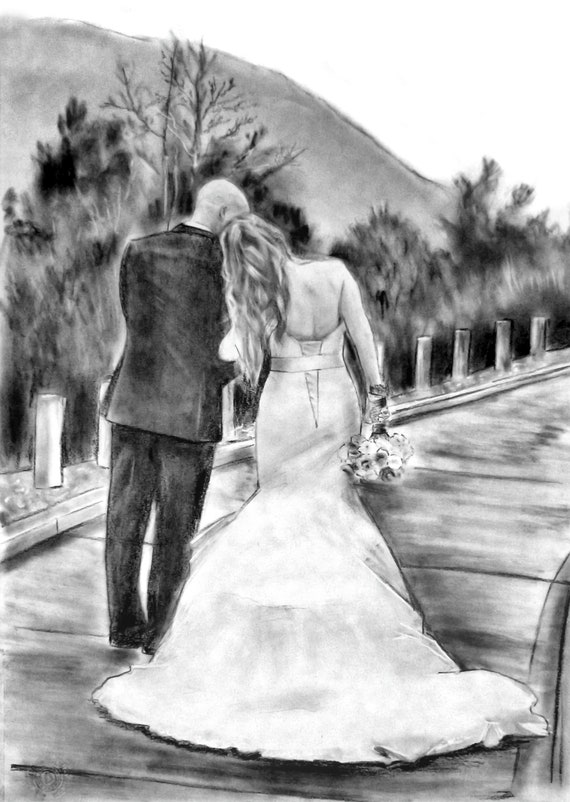 Votre photo en dessin - Cadeau anniversaire mariage 