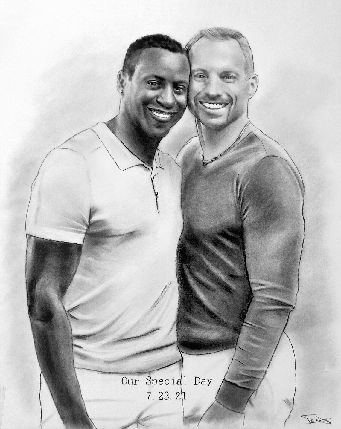 Gay Couple Wedding Gift Gay Anniversary Gift Romantic Gift Etsy