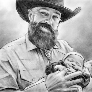 Charcoal Portrait drawing Personalized Birthday gift Custom Portrait From photo Custom sketch Portrait drawing Art from picture Wedding gift image 7