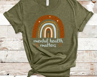 Mental Health Matters Shirt, Mental Health T-Shirt, School Counselor Tee, Mental Health Awareness, Behavioral Health, Mental Health