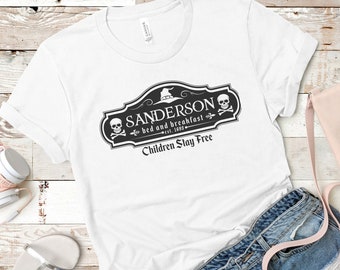 Halloween T-Shirt, Sanderson B&B Tshirt, Children Stay Free, Spooky Shirt, Hocus Pocus Shirt, Trick or Treat Tee, Fall Mom Shirt, Dad Gift