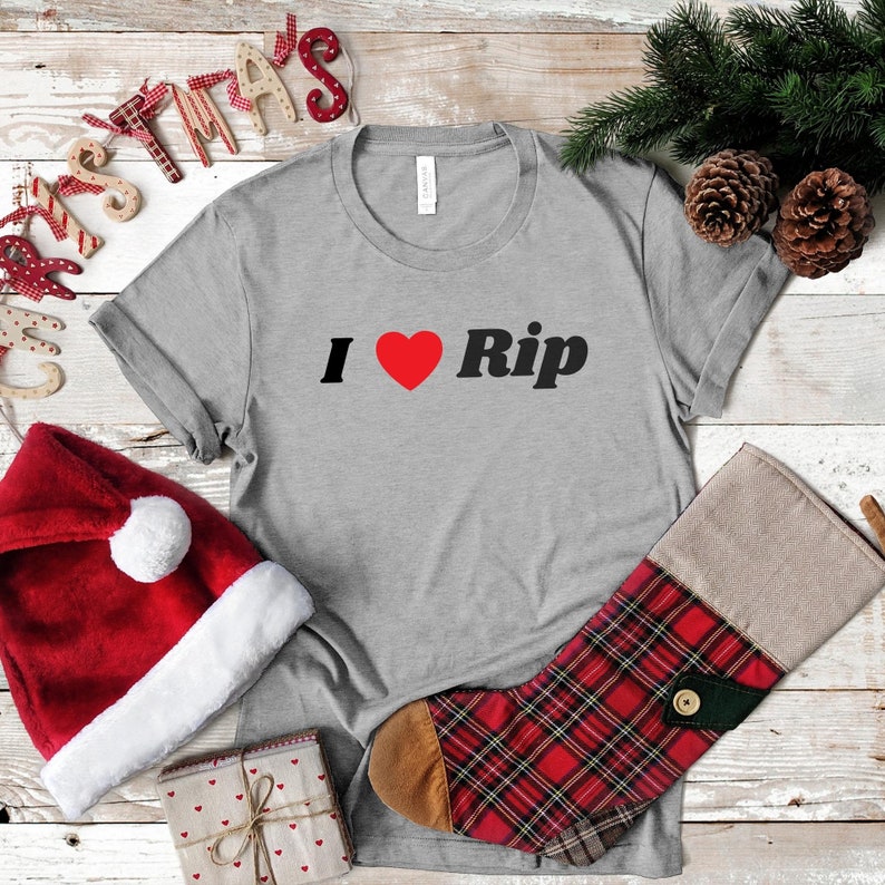 Yellowstone Shirt, I Heart Rip T-Shirt, Cowboy Tee, Dutton Ranch Tee, Cowgirl, Gift for Her, Gift for Him, Wrangler, Cowboy Xmas image 1