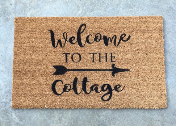 Customized Welcome Mat Personalized Door Mat Custom Etsy