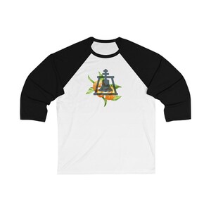 Riverside Raincross Raglan Shirt, Baseball T-Shirt, IE Pride Shirt, Riveside Navel Orange Tee, Rocker, Inland Empire, 909, 951, Sport Tee image 4
