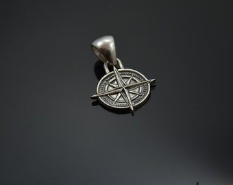 Pendant Wind Rose Silver