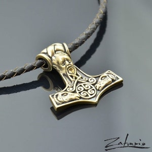 Pendant Thor&#39;s Hammer Bronze