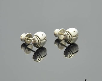Earrings Ladybugs Silver
