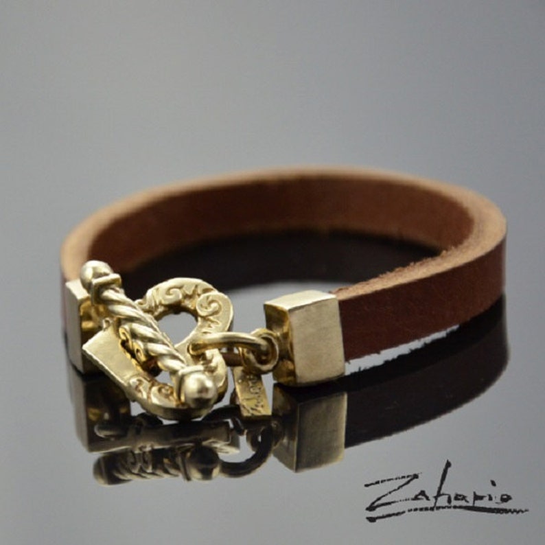 Bracelet Ornamented Heart Bronze image 3