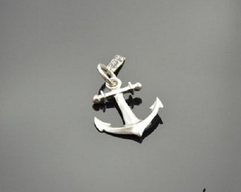 Pendant Anchor Silver