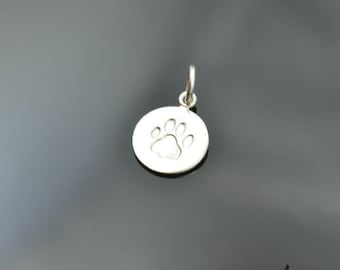 Pendant Big Cat Paw Silver Zahario