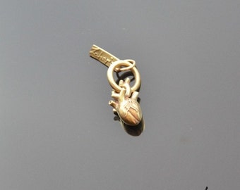 Pendant Anatomical Heart Small Bronze