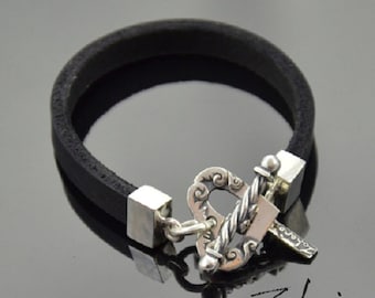 Bracelet Ornamented Heart Silver