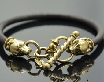 Bracelet Wolves Bronze