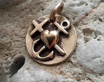 Pendant Bronze Marine Symbol