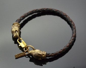 Bracelet Wolves Bronze