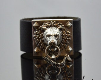 Bracelet Lion Silver