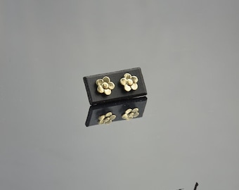 Earrings Flowers Bronze