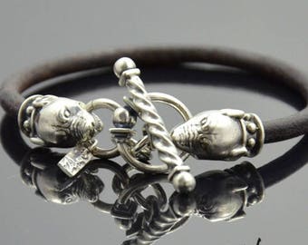 Bracelet Wolves Silver